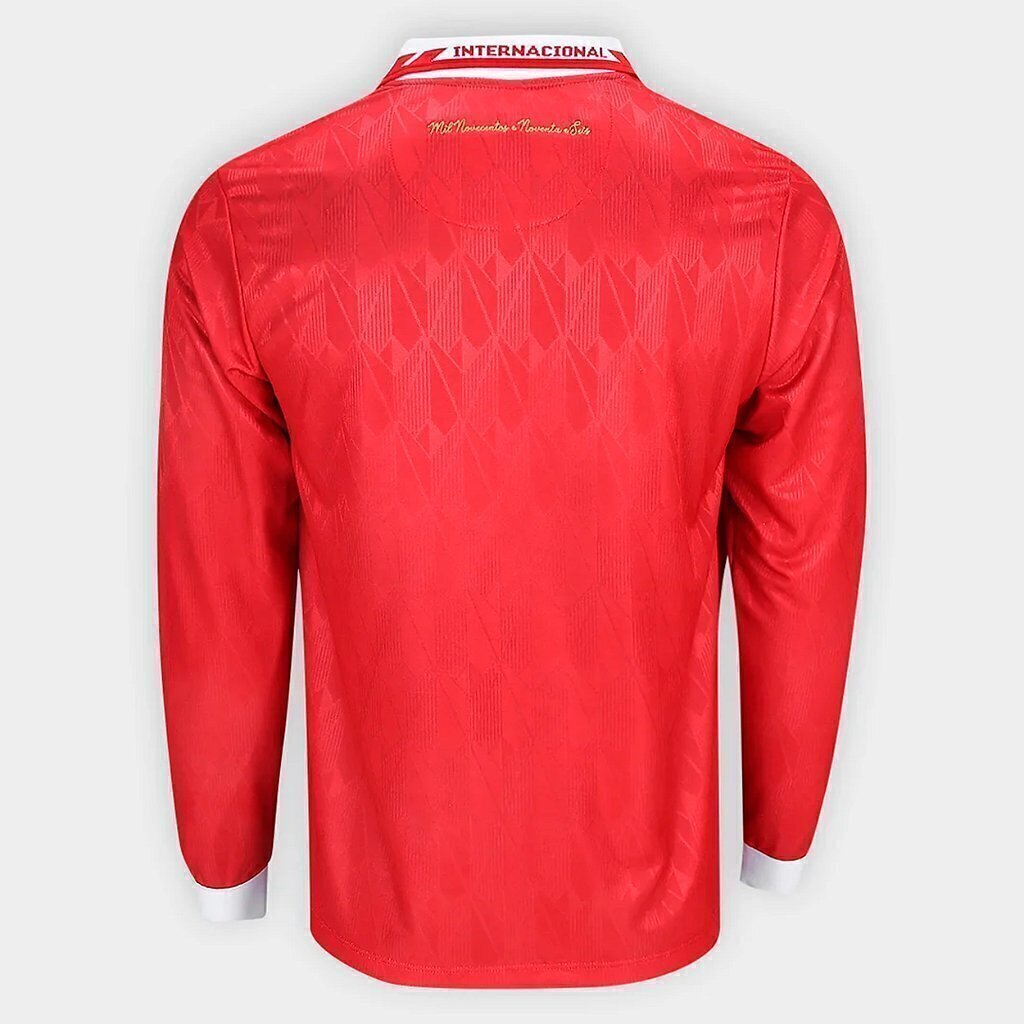 Camiseta Internacional 1996 Vermelha Longa