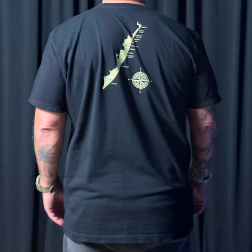 Camiseta Básica Estonada Praias