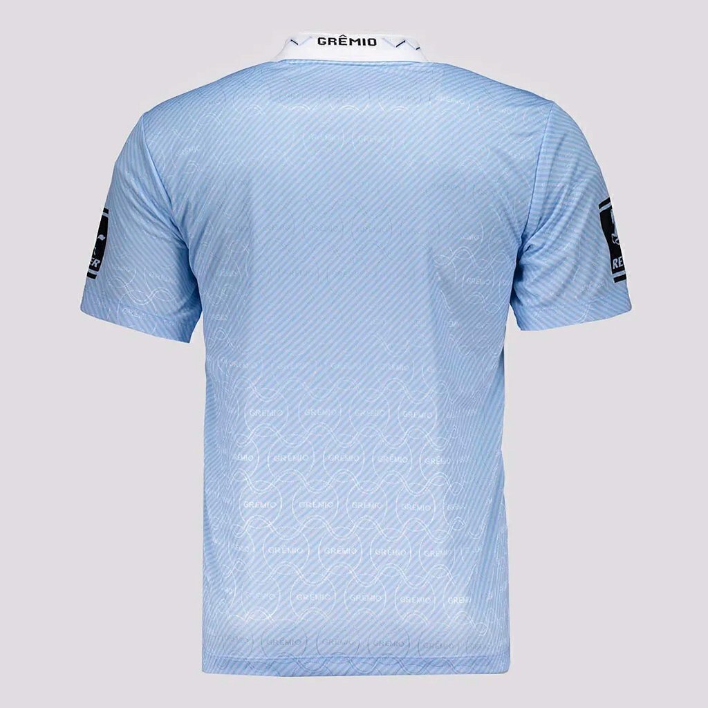 Camiseta Grêmio Libertadores 1995 Celeste Curta