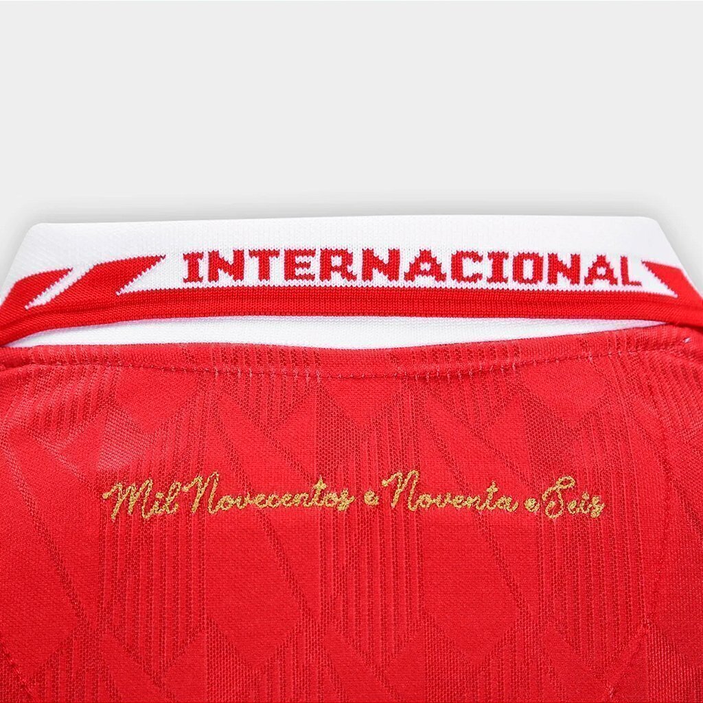 Camiseta Internacional 1996 Vermelha Longa