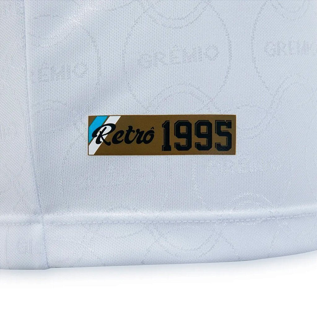 Camiseta Grêmio Libertadores 1995 Branca Manga Curta