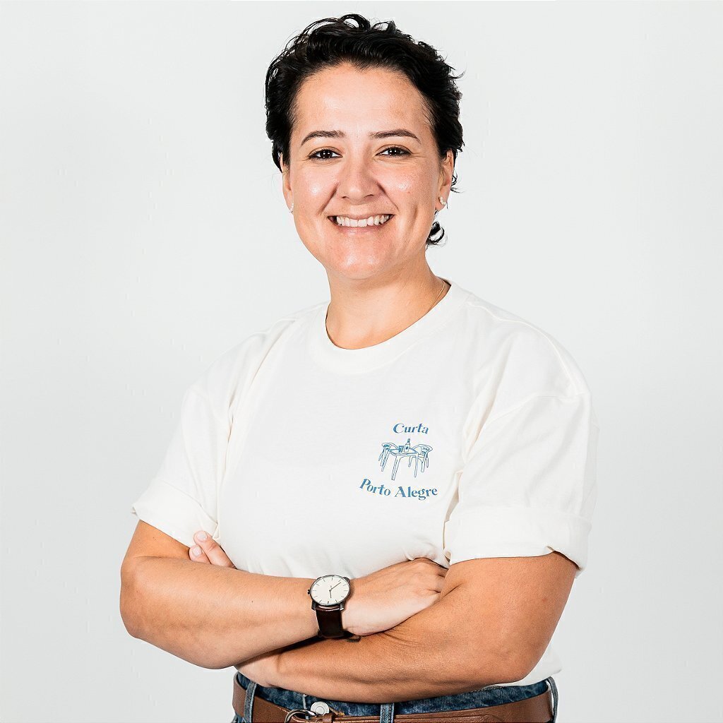 Camiseta Curta Porto Alegre | Destemperados - Off White
